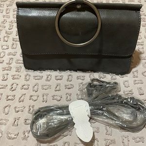 Joy Susan Aria Ring Bag Charcoal/Silver